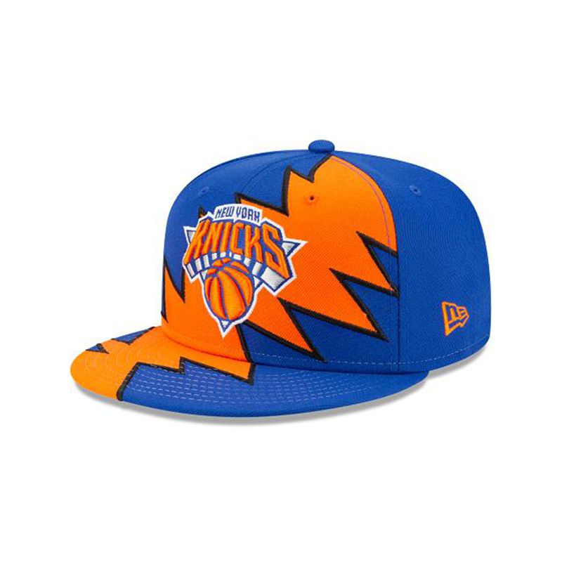 NBA New York Knicks Flash 9Fifty Snapback (VYK4706) - Blue New Era Caps